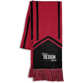 Holloway Homecoming Scarf - Color: Black / Scarlet