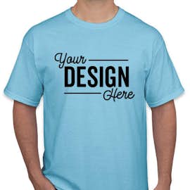 Canada - Gildan 100% Cotton T-shirt - Color: Sky