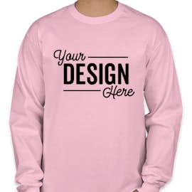 Canada - Gildan Ultra Cotton Long Sleeve T-shirt - Color: Light Pink