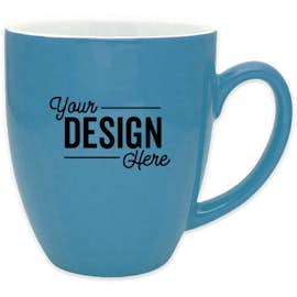 16 oz. Two-Tone Bistro Mug - Color: Sky Blue