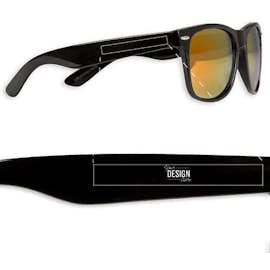 Mirrored Malibu Sunglasses - Color: Red Tint