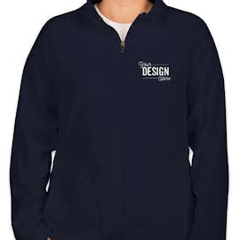 Team 365 Women's Full Zip Microfleece Jacket - Color: Sport Dark Navy