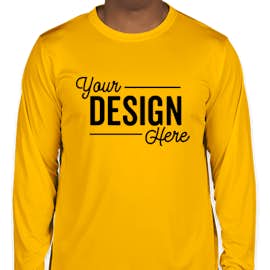 Canada - Team 365 Zone Long Sleeve Performance Shirt - Color: Sport Athletic Gold