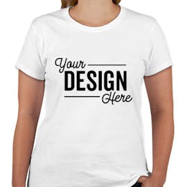 Canada - Gildan Women's 100% Cotton T-shirt - Color: White
