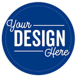 Full Color 2.5 in. Circle Magnet - Color: Royal Blue