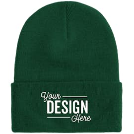 Port & Company Fleece Lined Cuff Beanie - Color: Athletic Green