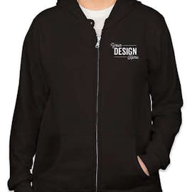 Canada - Gildan Women's Zip Hoodie - Color: Black