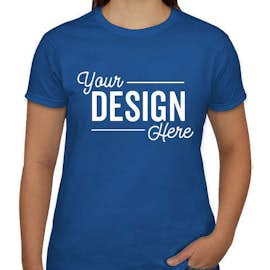 Canada - Gildan Ultra Cotton Women's T-shirt - Color: Royal