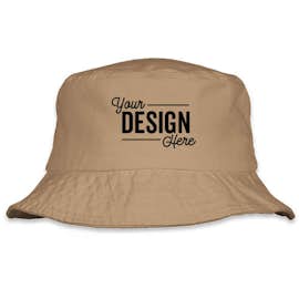 Sportsman Bio-Washed Bucket Hat - Color: Khaki