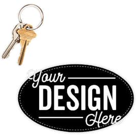 5.75 in. x 3.375 in. Oval Car Magnet - Color: Black