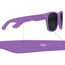 Matte Malibu Sunglasses - Color: Purple