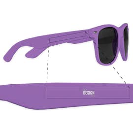 Matte Malibu Sunglasses - Color: Purple