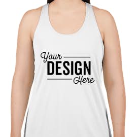 Badger Women's Performance Racerback Tank - Color: White