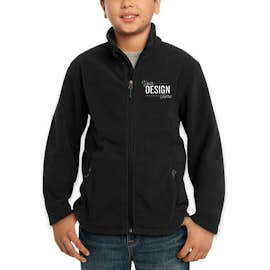 Port Authority Youth Value Fleece Jacket - Color: Black