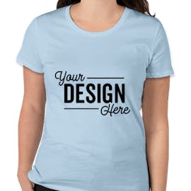 Royal Apparel Women's USA-Made Slim Fit Organic T-shirt - Color: Heaven