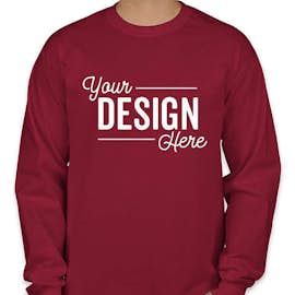 Canada - Gildan Ultra Cotton Long Sleeve T-shirt - Color: Cardinal