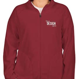 Team 365 Women's Full Zip Microfleece Jacket - Color: Sport Maroon