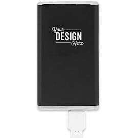Slim Aluminum Power Bank - Color: Black