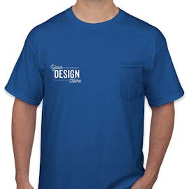 Canada - Gildan Ultra Cotton Pocket T-shirt - Color: Royal
