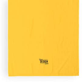 Lightweight Embroidered Beach Towel - Color: Gold