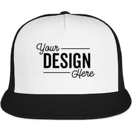 Yupoong Classic Trucker Hat - Color: Black / White / Black