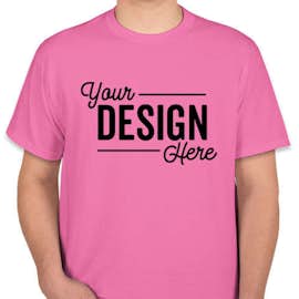 Canada - Fruit of the Loom 100% Cotton T-shirt - Color: Azalea