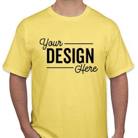 Canada - Gildan 100% Cotton T-shirt - Color: Cornsilk