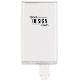 Slim Aluminum Power Bank - Color: Silver