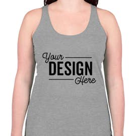 Bella + Canvas Women's Tri-Blend Racerback Tank - Color: Athletic Grey Tri-Blend