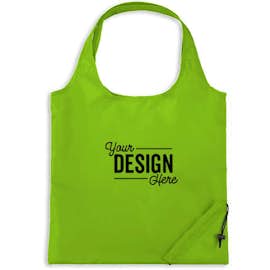 Bungalow Foldaway Shopper Tote - Color: Lime