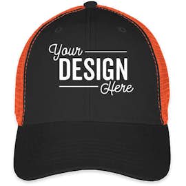 Sportsman Vintage Trucker Hat - Color: Black / Orange