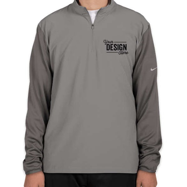 Download Custom Nike Dri Fit Lightweight Quarter Zip Pullover Design Quarter Zip Pullover Sweatshirts Online At Customink Com