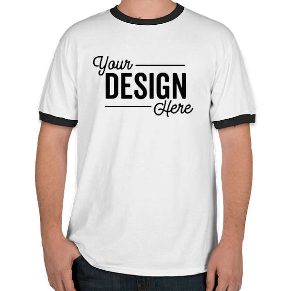 banjo Vurdering Fordi Design Port & Company Ringer T-shirt Online at CustomInk