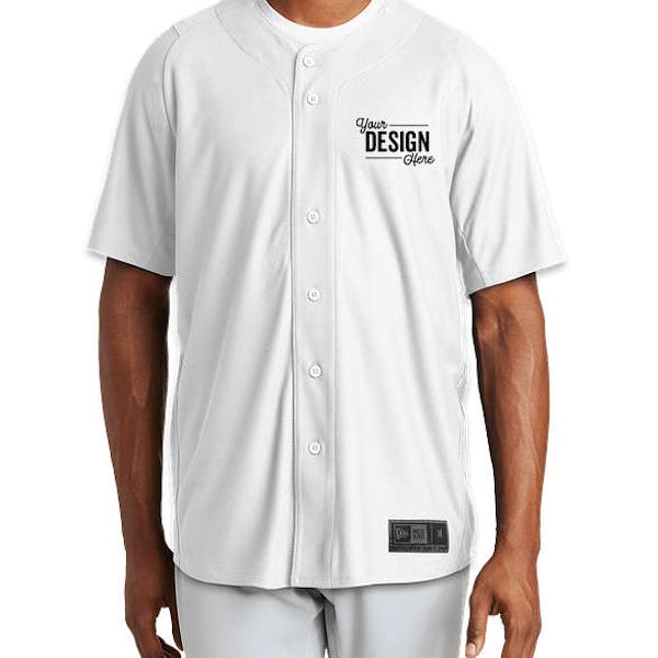 Custom New Era Diamond Era Full Button Baseball Jersey - Design Team Jerseys  Online at