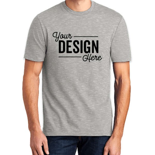 Download Custom District Melange T Shirt Design Short Sleeve T Shirts Online At Customink Com