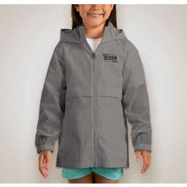 Team 365 Youth Zone Protect Lightweight Jacket - Color: Sport Graphite