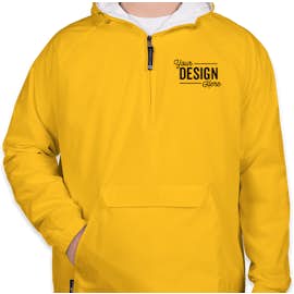 Charles River Classic Hooded Packable Anorak - Color: Yellow