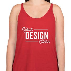 Bella + Canvas Women's Flowy Tank - Color: Red
