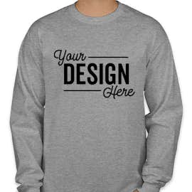 Canada - Gildan Ultra Cotton Long Sleeve T-shirt - Color: Sports Grey