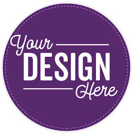 Face Masks Required 12" Circle Floor Decal - Color: Team Purple