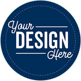 Full Color 2 in. Circle Roll Labels (500 per roll) - Color: Navy