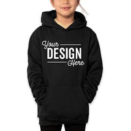 Champion Youth Double Dry Eco Pullover Hoodie - Color: Black
