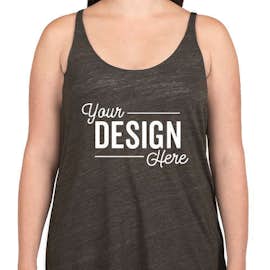 Bella + Canvas Women's Flowy Tank - Color: Charcoal Black Slub
