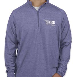 Sport-Tek Performance Half Zip Pullover - Color: True Royal Heather