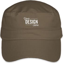Valucap Bio-Washed Military Hat - Color: Olive