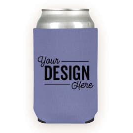 Foldable Neoprene Can Cooler - Color: Periwinkle