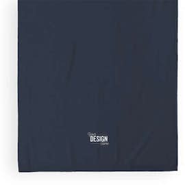 Lightweight Embroidered Beach Towel - Color: Navy Blue