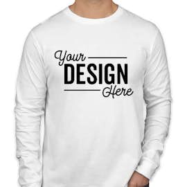 Canada - Bella + Canvas Long Sleeve Jersey T-shirt - Color: White
