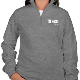 Sport-Tek Premium Women's Quarter Zip Sweatshirt - Color: Vintage Heather