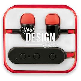 Color Pop Bluetooth Earbuds - Color: Red
